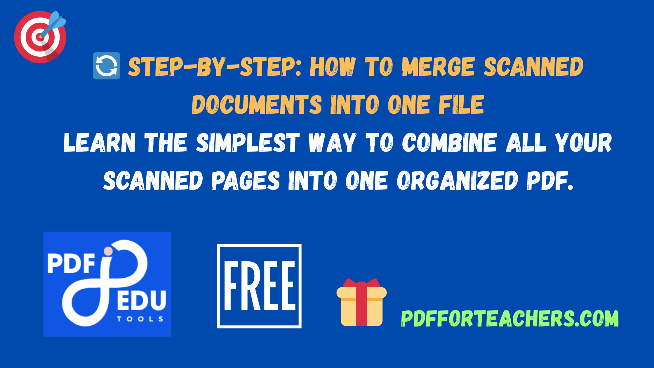how do i combine scanned documents into one file